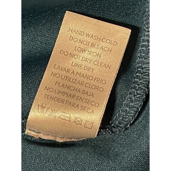 Charlotte Russe Dress Off Shoulder Flutter Sleeves Emerald Green Women’s Size XL - Picture 4 of 7